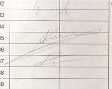 Load image into Gallery viewer, 30th annual Biel International Chess Festival Score Sheet