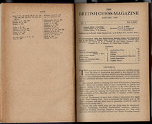 Load image into Gallery viewer, The British Chess Magazine Volume LXIII (63)