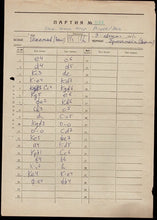 Load image into Gallery viewer, 7th Soviet Team Chess Cup: Rostov-on-Don 1971 David Bronstein vs Felix N Ignatiev (Score sheet)
