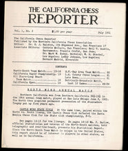 Load image into Gallery viewer, California Chess Reporter, The Volume 1