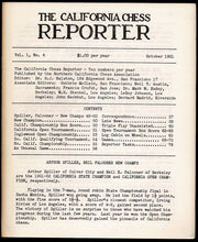 Load image into Gallery viewer, California Chess Reporter, The Volume 1