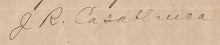 Load image into Gallery viewer, J R Capablanca Letter to Juan Corzo