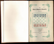 Load image into Gallery viewer, The Chess Player's Chronicle Volume III (3)