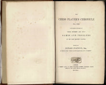 Load image into Gallery viewer, The Chess Player's Chronicle Volume X (10)