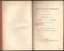 Load image into Gallery viewer, The Chess Player's Chronicle Volume XI (11)