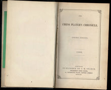 Load image into Gallery viewer, The Chess Player's Chronicle Volume II (2) Third Series for 1860