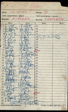 Load image into Gallery viewer, 15th US Championship (1962) Score Sheet