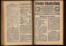 Load image into Gallery viewer, Arbeiter Schachzeitung Volume 16