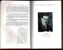 Load image into Gallery viewer, The book of the Hastings International Masters' Chess Tournament, 1922;: Containing all the games played with annotations by the winner, A. Alekhine, ... account of the tournament by Sir G. A. Thomas