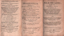 Load image into Gallery viewer, De ludis orientalibus libri duo ... and Historia Nerdiludii