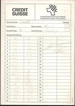 Load image into Gallery viewer, 30th annual Biel International Chess Festival Score Sheet