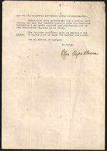 Load image into Gallery viewer, Letter from Olga Capablanca to Mario Figueredo