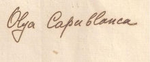Load image into Gallery viewer, Letter from Olga Capablanca to Mario Figueredo