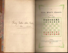 Load image into Gallery viewer, The Chess Player's Chronicle Volume IX (9)