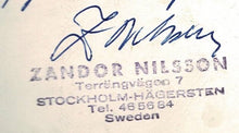 Load image into Gallery viewer, Correspondence Chess Postcard between Zandor Nilsson and Igor Bondarevsky