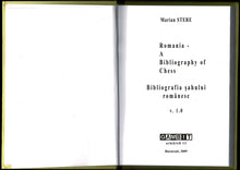 Load image into Gallery viewer, Romania - A Bibliography of Chess. Bibliografia sahului romanesc
