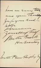Load image into Gallery viewer, Letter to Walter Penn Shipley
