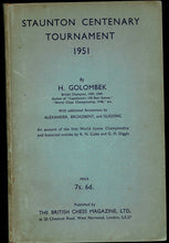 Load image into Gallery viewer, Staunton Centenary Tournament 1951