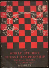 Load image into Gallery viewer, IIIrd World Student Chess Championship Uppsala, Sweden 6-15 April 1956