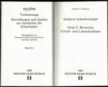 Load image into Gallery viewer, Moderne Schachstrategie Ossip S. Bernsteins Schach- Und Lebenslaufbahn