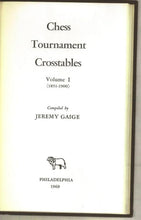 Load image into Gallery viewer, Chess Tournament Crosstables