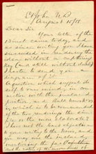 Load image into Gallery viewer, Letter from Charles Stubbs