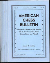 Load image into Gallery viewer, American Chess Bulletin Volume 59
