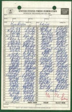 Load image into Gallery viewer, 1981 United States Chess Championship and Zonal Qualifier (Score Sheet)