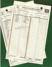 Load image into Gallery viewer, 1981 United States Chess Championship and Zonal Qualifier (Score Sheets) James Edward Tarjan (1952- ) vs the Field