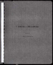 Load image into Gallery viewer, Lasker vs. Pillsbury. The Fourteen Games of Chess Contested Between These Grandmasters, with Extensive Annotations from Many Sources