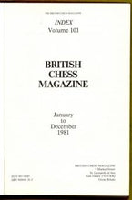 Load image into Gallery viewer, The British Chess Magazine Volume CI (101)