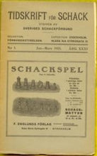 Load image into Gallery viewer, Tidskrift för Schack, Volume 31