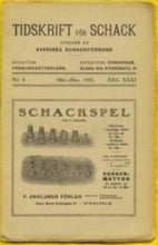 Load image into Gallery viewer, Tidskrift för Schack, Volume 31