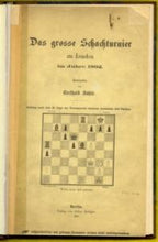 Load image into Gallery viewer, Das Grosse Schachturnier zu London im Jahre 1862
