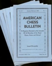 Load image into Gallery viewer, American Chess Bulletin Volume 57