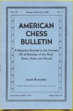 Load image into Gallery viewer, American Chess Bulletin Volume 57