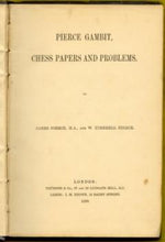 Load image into Gallery viewer, Pierce Gambit, Chess Papers and Problems