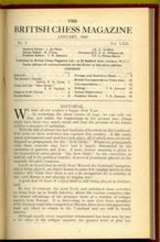 Load image into Gallery viewer, The British Chess Magazine Volume LXII (62)