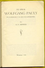 Load image into Gallery viewer, Zo Sprak Wolfgang Pauly: Een Bloemlezing van Zun Schaakproblemen