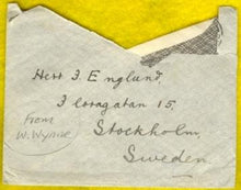 Load image into Gallery viewer, Frank Wynne Letter to Fritz Englund