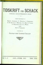Load image into Gallery viewer, Tidskrift för Schack, Volume 21