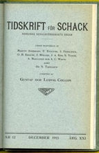 Load image into Gallery viewer, Tidskrift för Schack, Volume 21