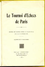 Load image into Gallery viewer, Le Tournoi de Echecs de Paris 1925