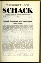 Load image into Gallery viewer, Tidskrift för Schack, Volume 54