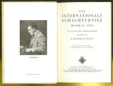 Load image into Gallery viewer, Das Internationale Schachturnier Moskau 1925