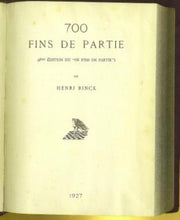 Load image into Gallery viewer, 700 fins de partie