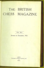 Load image into Gallery viewer, The British Chess Magazine Volume XLI (41)