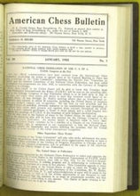 Load image into Gallery viewer, American Chess Bulletin Volume 29 and 30