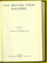 Load image into Gallery viewer, British Chess Magazine, The Volume LX (60)