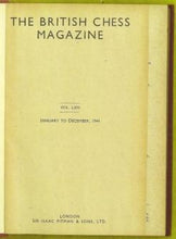 Load image into Gallery viewer, The British Chess Magazine Volume LXIV (64)